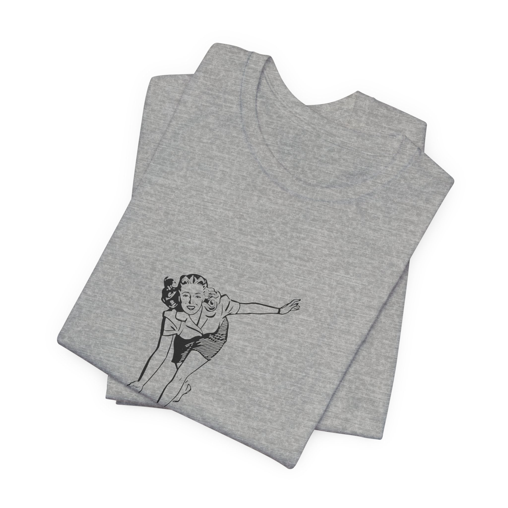POP Culture Classics Bowling Babe Unisex Jersey Short Sleeve T-Shirt - POPvault