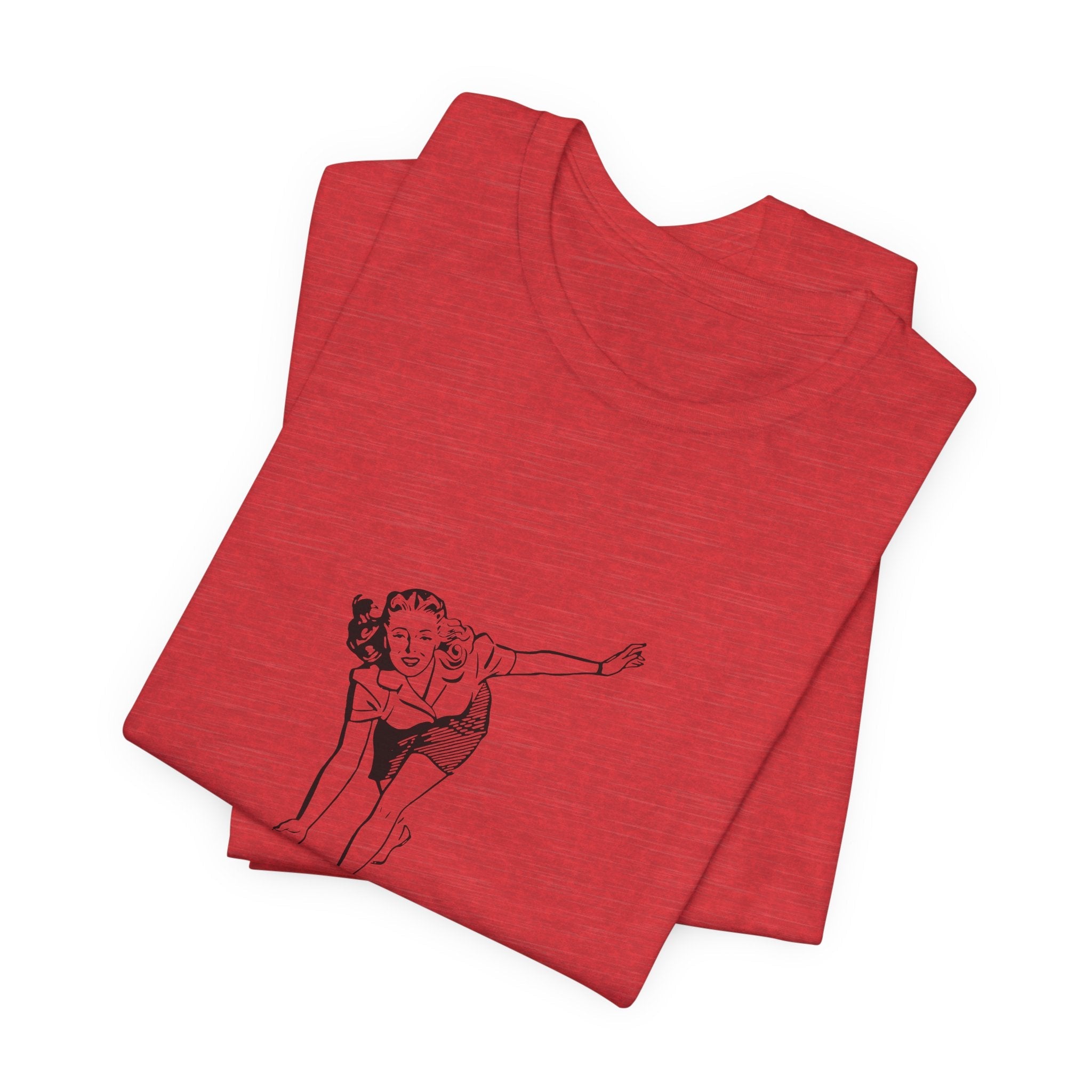 POP Culture Classics Bowling Babe Unisex Jersey Short Sleeve T-Shirt - POPvault