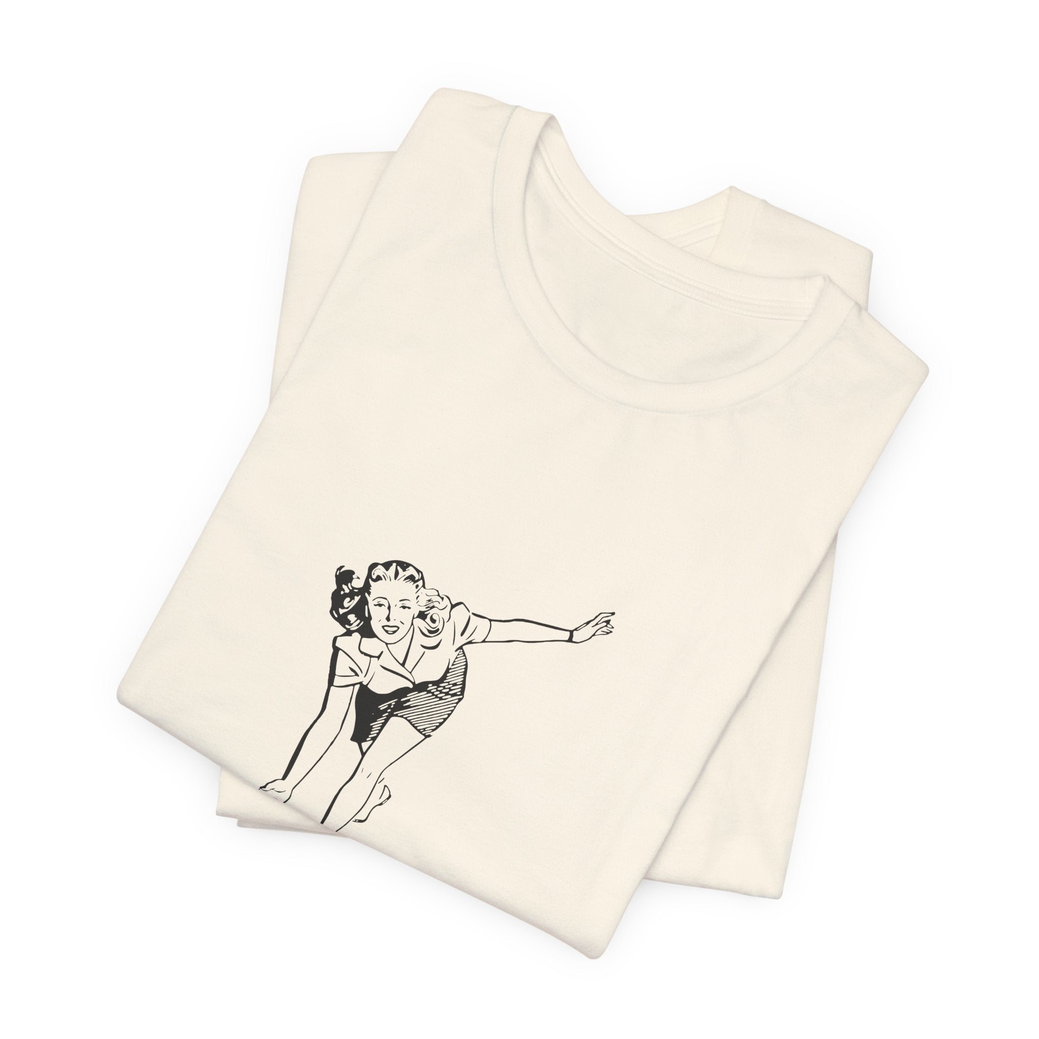 POP Culture Classics Bowling Babe Unisex Jersey Short Sleeve T-Shirt - POPvault