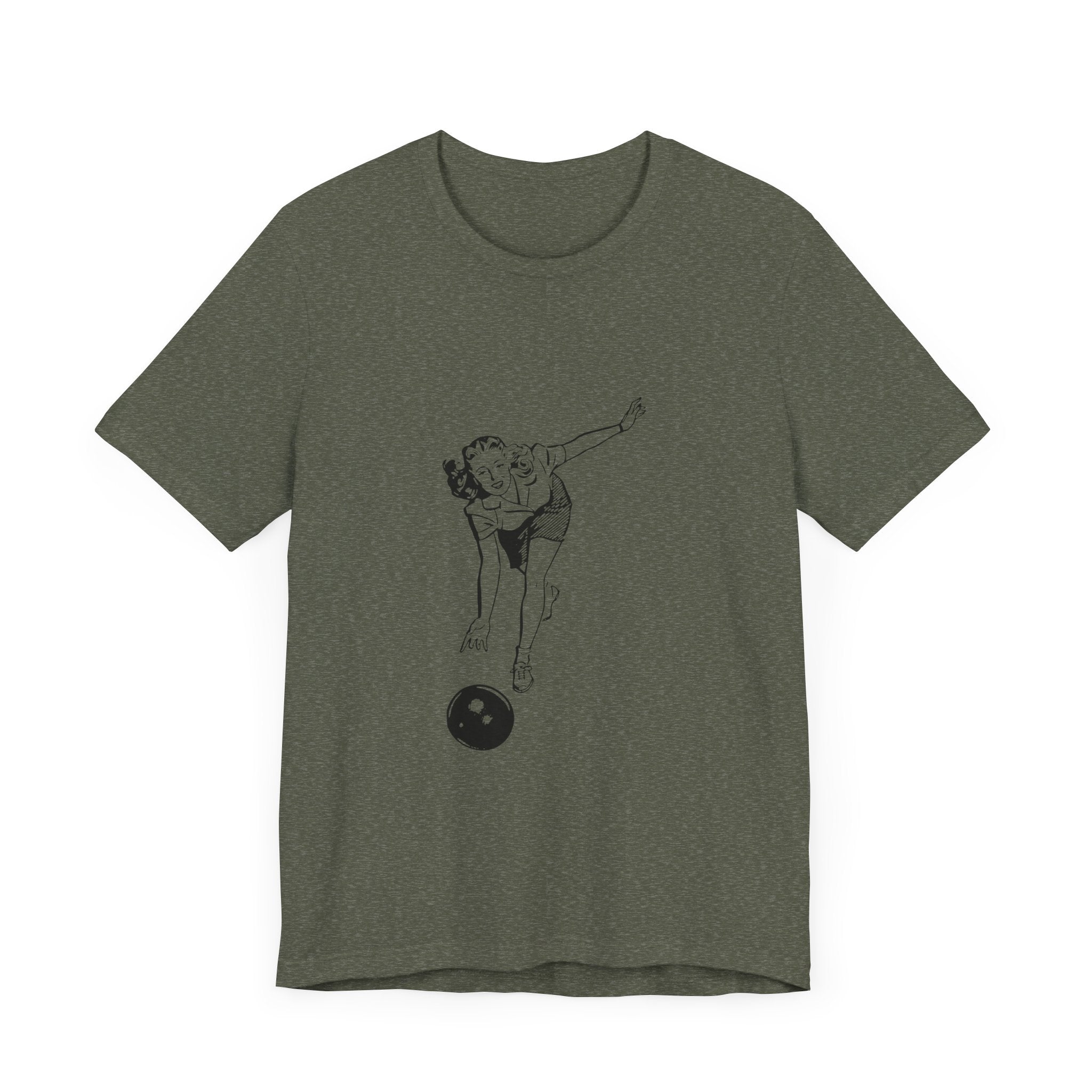 POP Culture Classics Bowling Babe Unisex Jersey Short Sleeve T-Shirt - POPvault