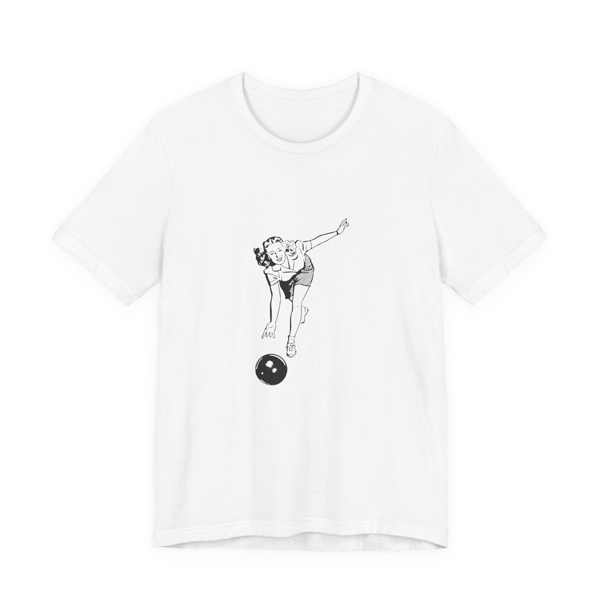 POP Culture Classics Bowling Babe Unisex Jersey Short Sleeve T-Shirt - POPvault
