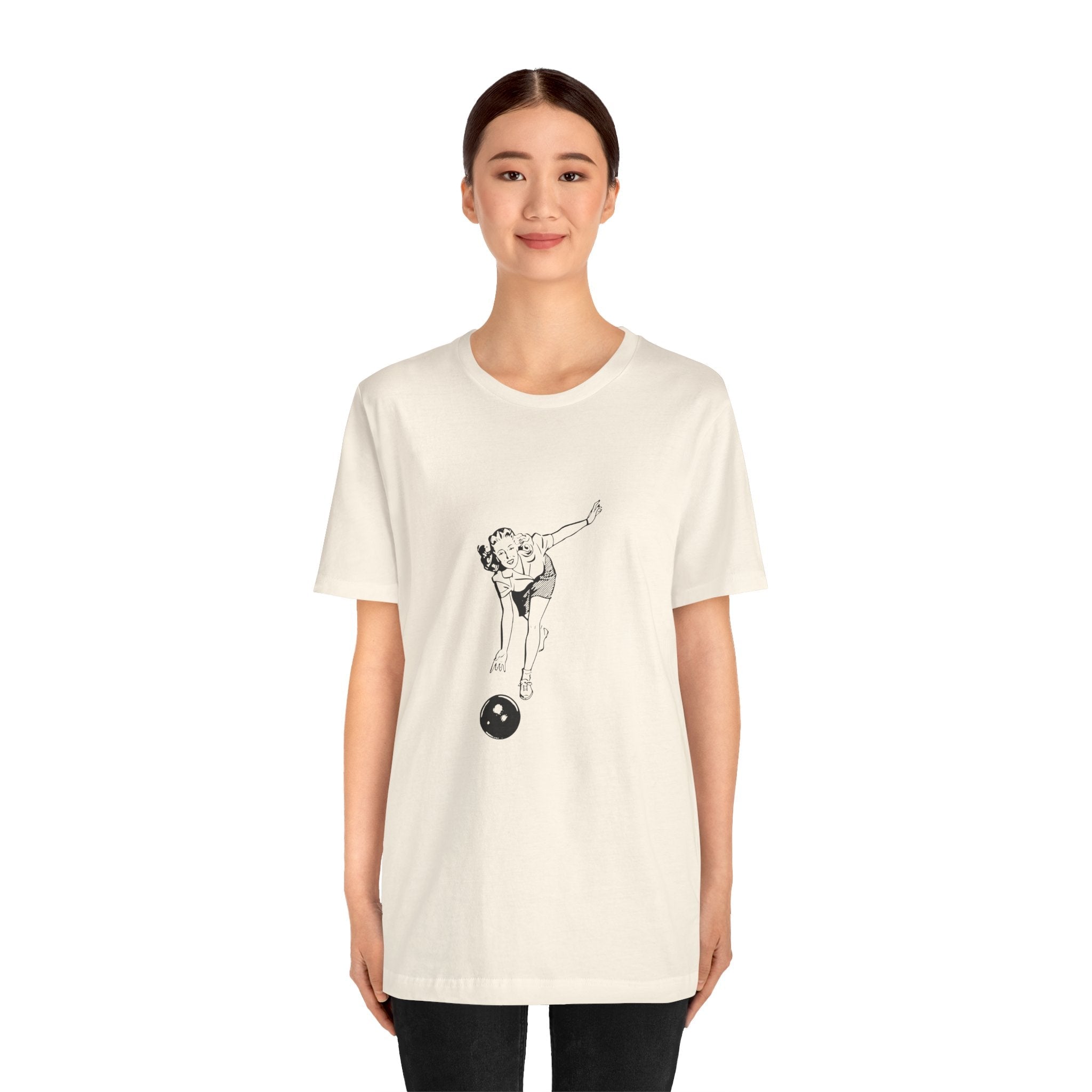 POP Culture Classics Bowling Babe Unisex Jersey Short Sleeve T-Shirt - POPvault
