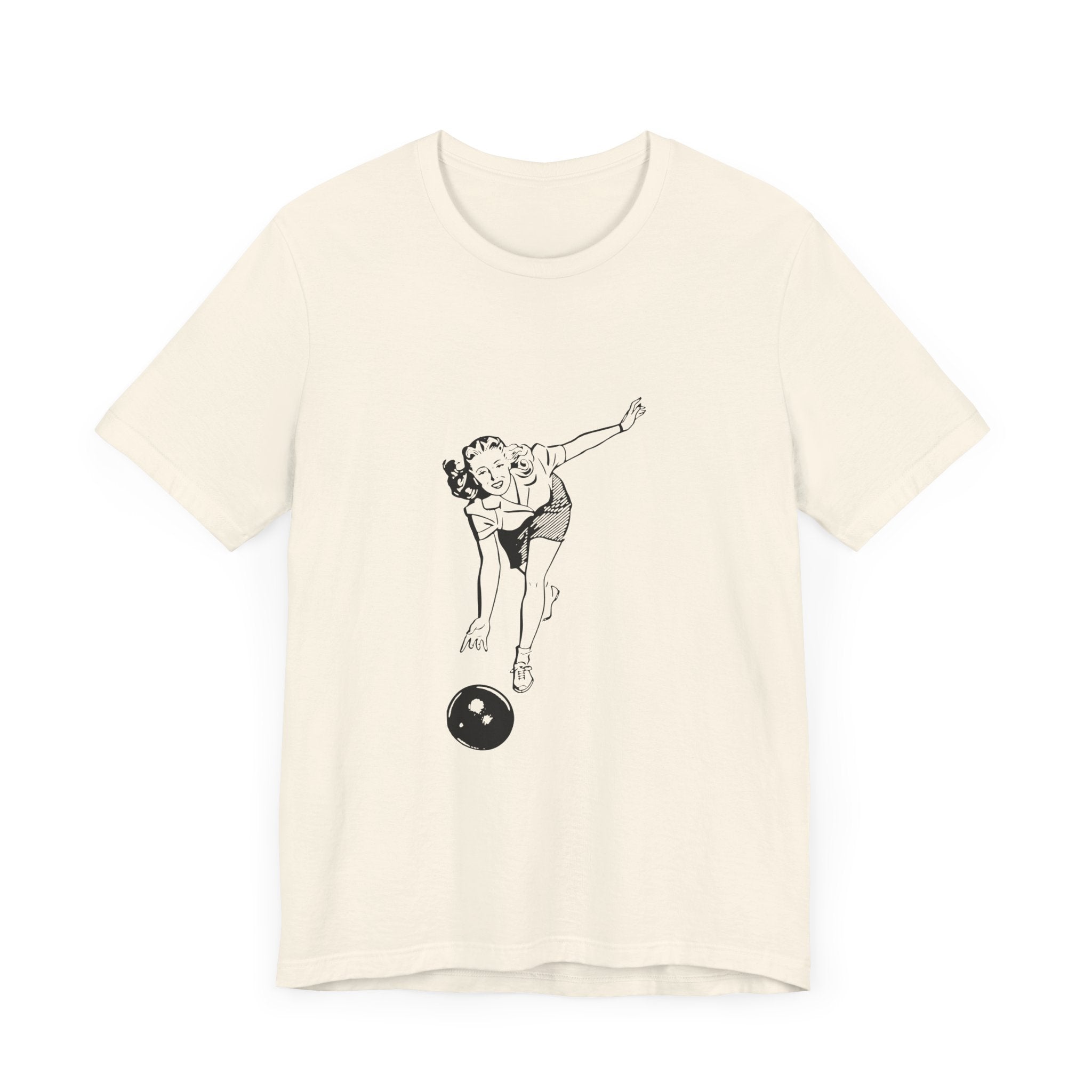 POP Culture Classics Bowling Babe Unisex Jersey Short Sleeve T-Shirt - POPvault