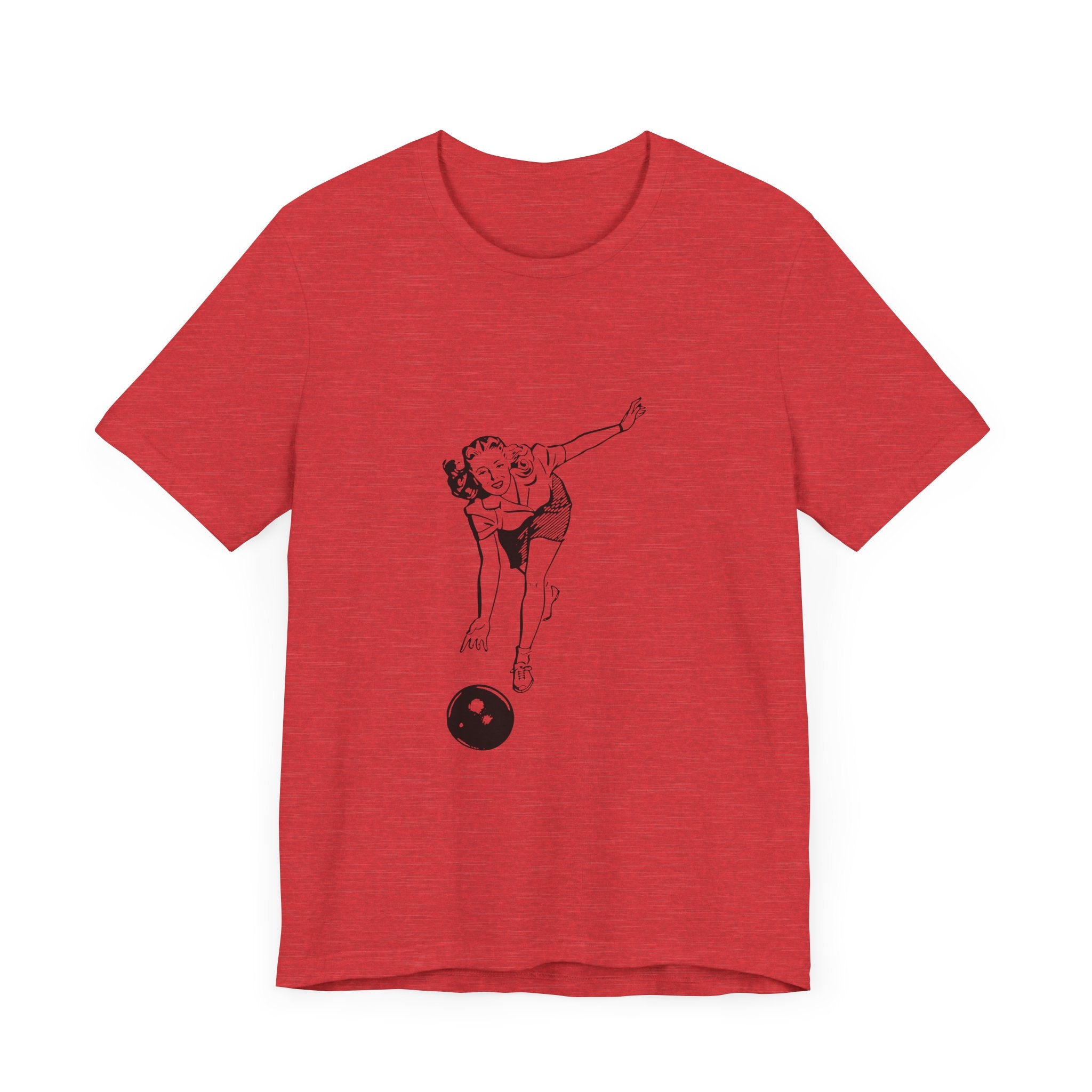 POP Culture Classics Bowling Babe Unisex Jersey Short Sleeve T-Shirt - POPvault