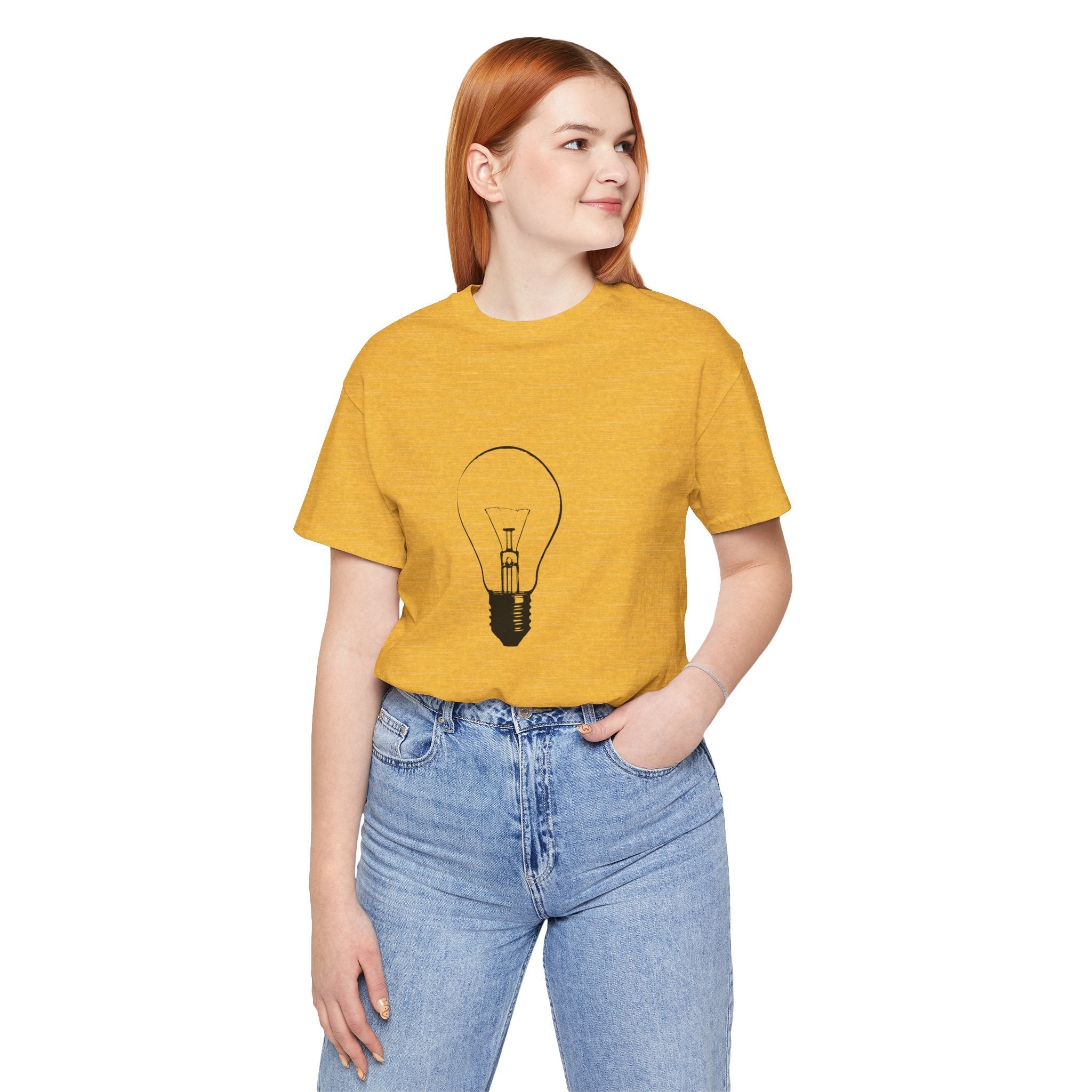 POP Culture Classics Bright as a Bulb Unisex Jersey Short Sleeve T-Shirt - POPvault
