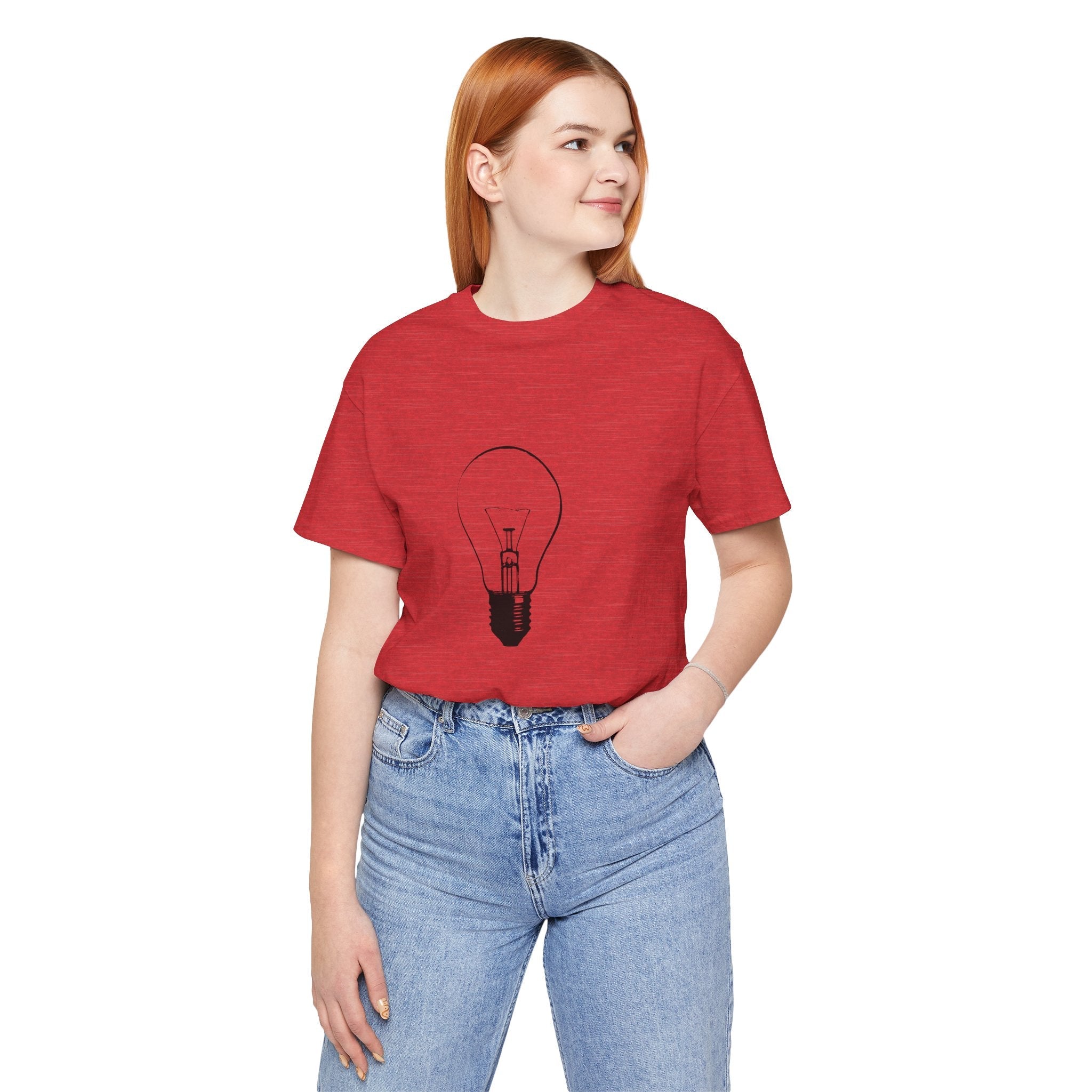 POP Culture Classics Bright as a Bulb Unisex Jersey Short Sleeve T-Shirt - POPvault