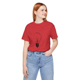 POP Culture Classics Bright as a Bulb Unisex Jersey Short Sleeve T-Shirt - POPvault