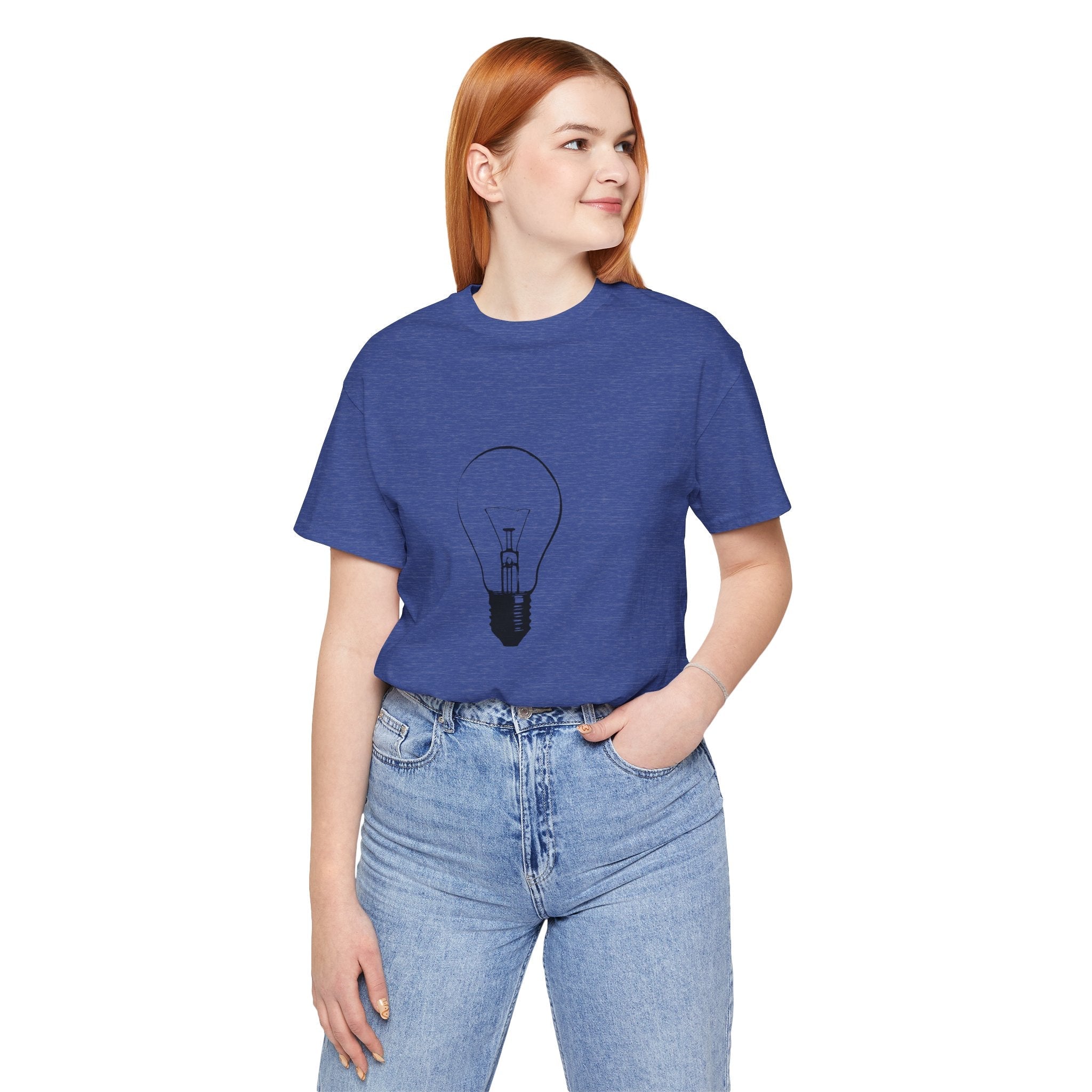 POP Culture Classics Bright as a Bulb Unisex Jersey Short Sleeve T-Shirt - POPvault