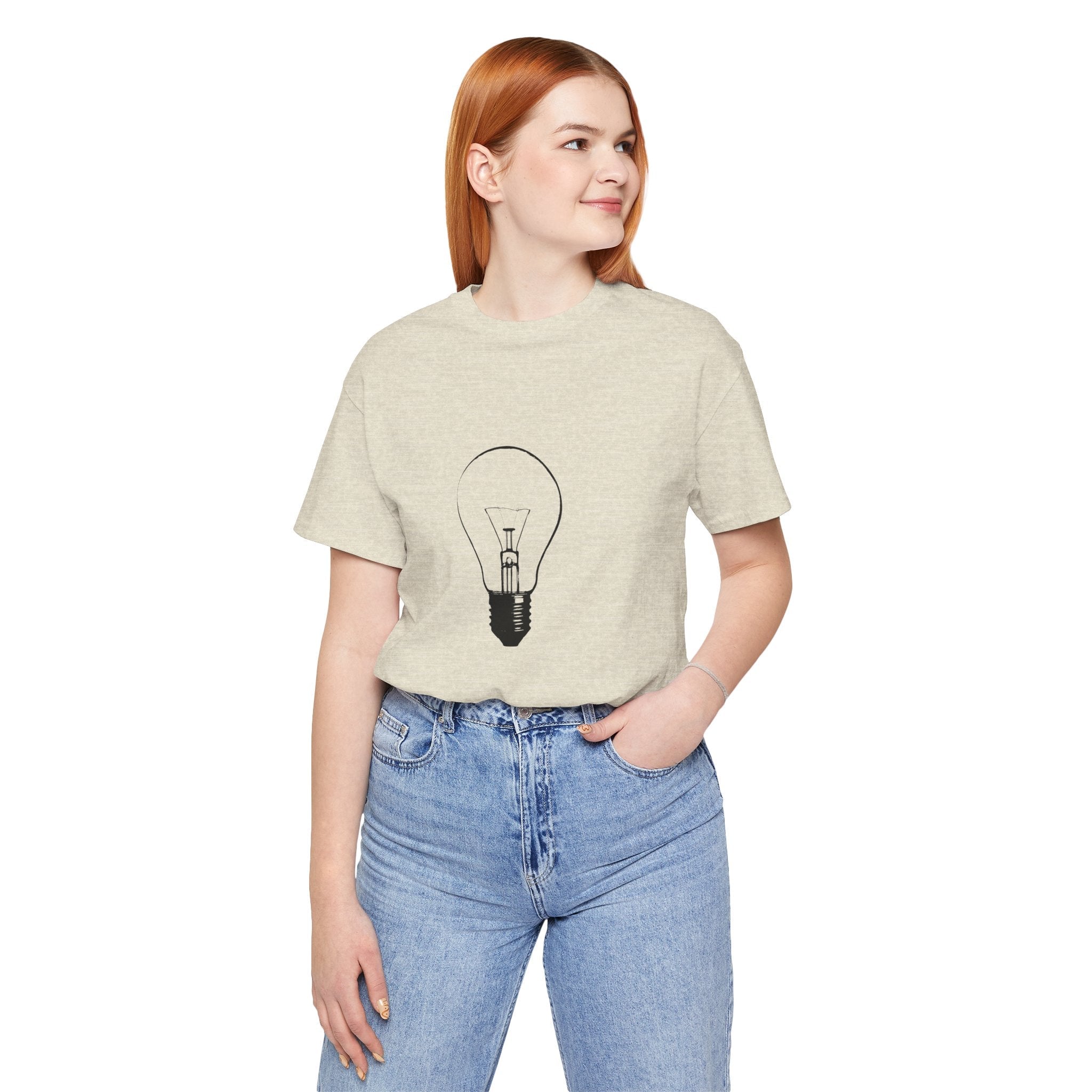POP Culture Classics Bright as a Bulb Unisex Jersey Short Sleeve T-Shirt - POPvault