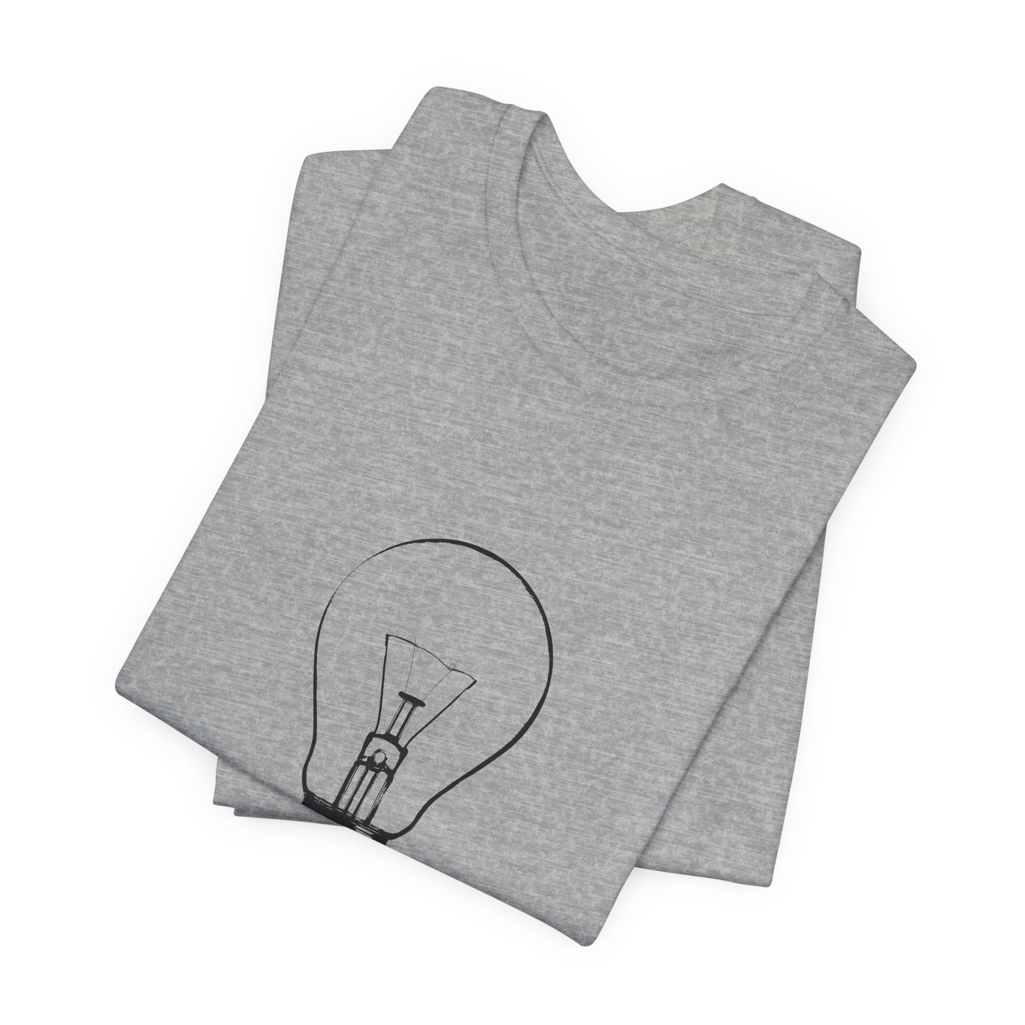 POP Culture Classics Bright as a Bulb Unisex Jersey Short Sleeve T-Shirt - POPvault