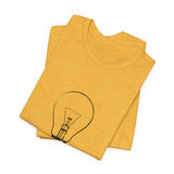 POP Culture Classics Bright as a Bulb Unisex Jersey Short Sleeve T-Shirt - POPvault