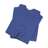 POP Culture Classics Bright as a Bulb Unisex Jersey Short Sleeve T-Shirt - POPvault