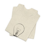 POP Culture Classics Bright as a Bulb Unisex Jersey Short Sleeve T-Shirt - POPvault