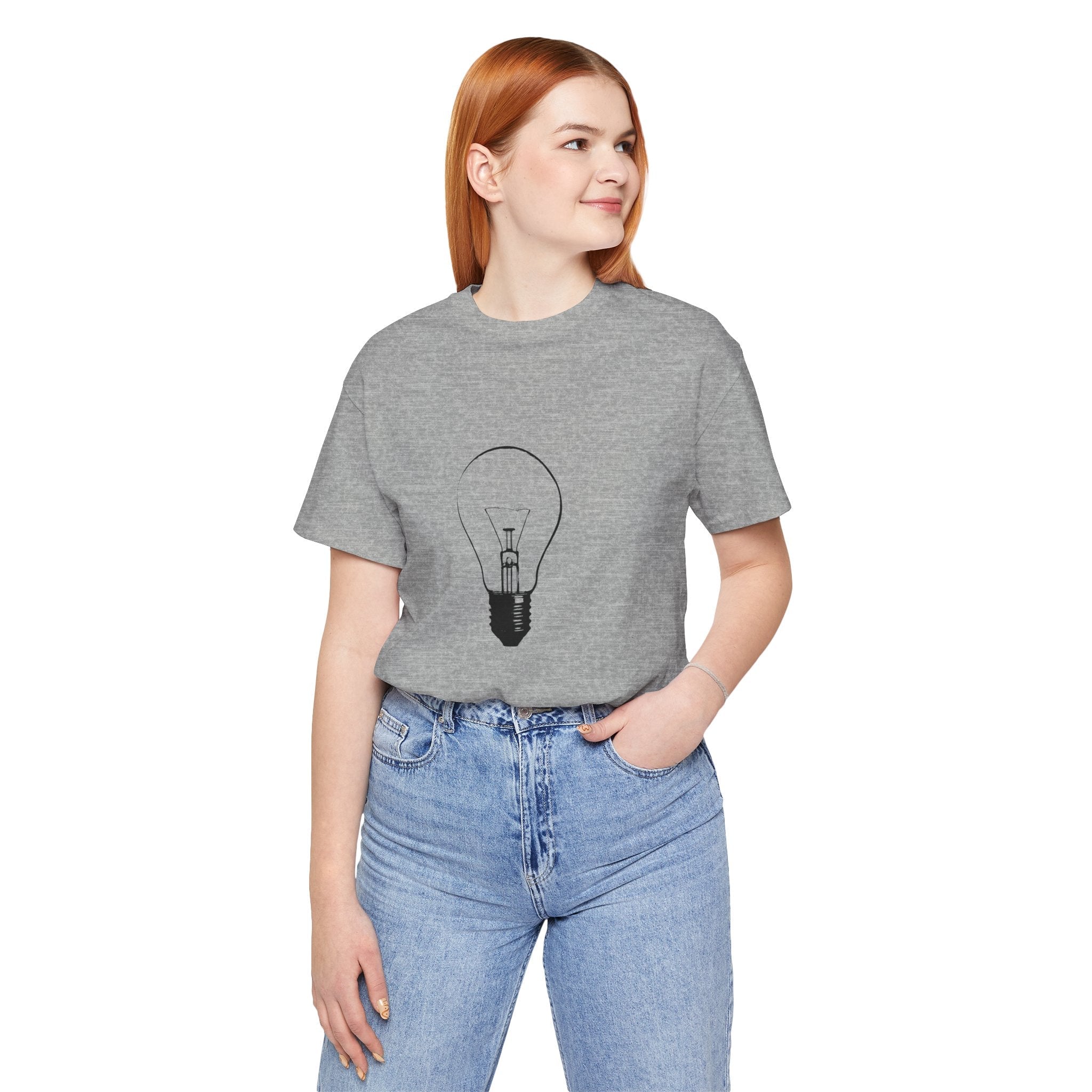 POP Culture Classics Bright as a Bulb Unisex Jersey Short Sleeve T-Shirt - POPvault