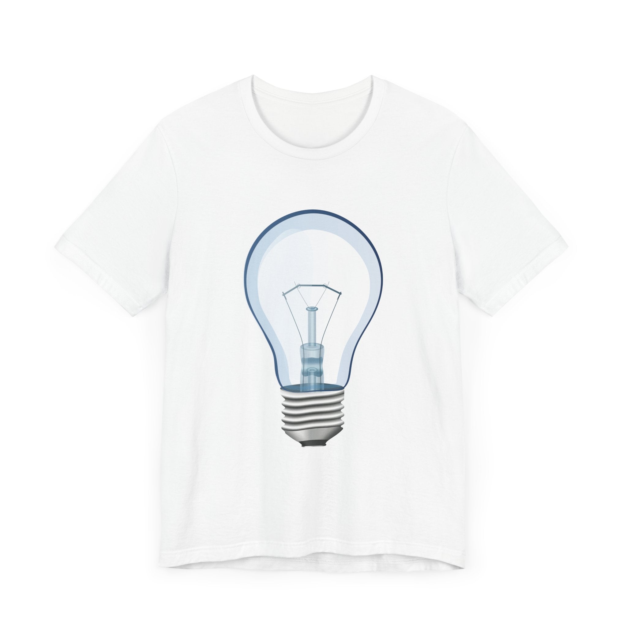 POP Culture Classics Bulb in Blue Unisex Jersey Short Sleeve T-Shirt - POPvault