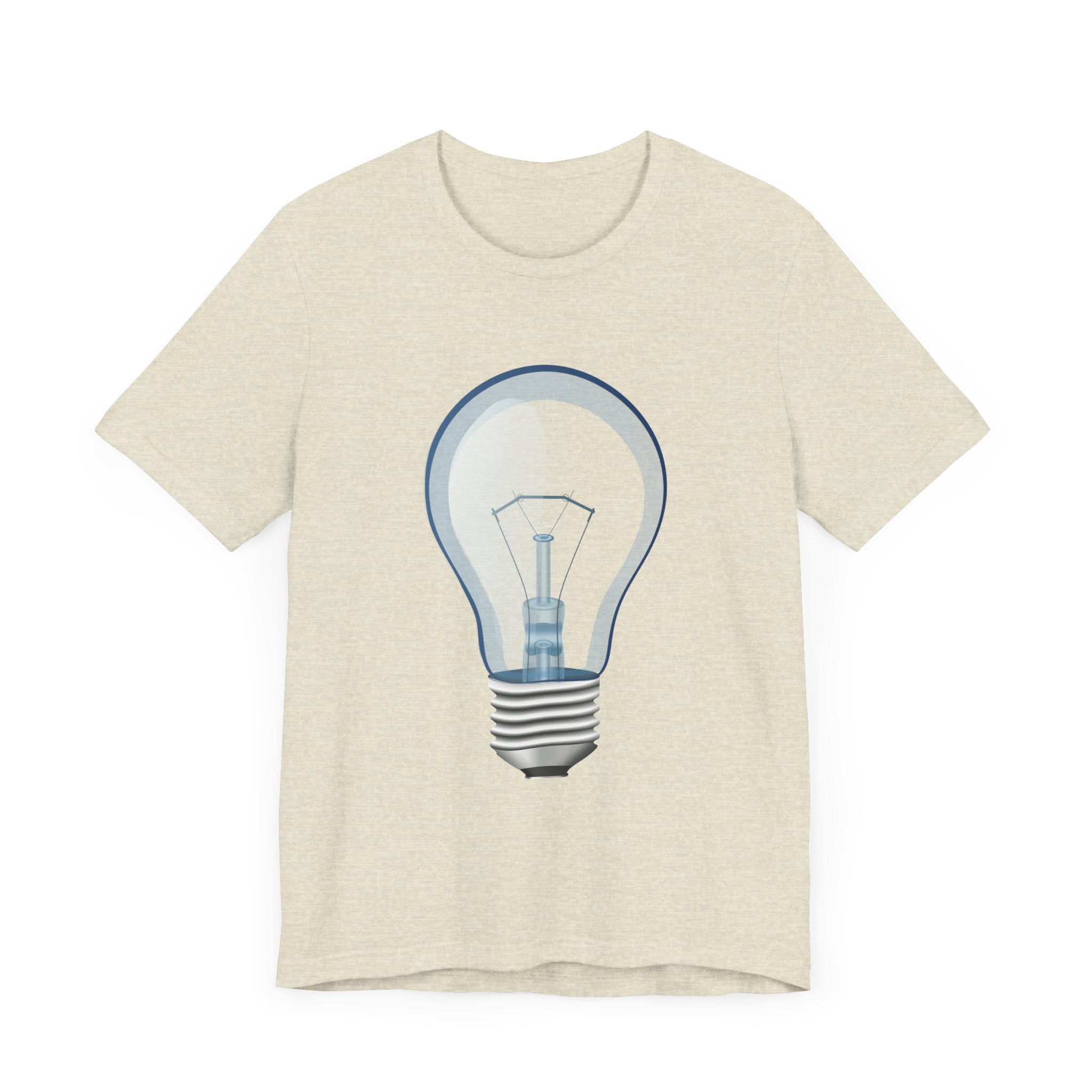 POP Culture Classics Bulb in Blue Unisex Jersey Short Sleeve T-Shirt - POPvault