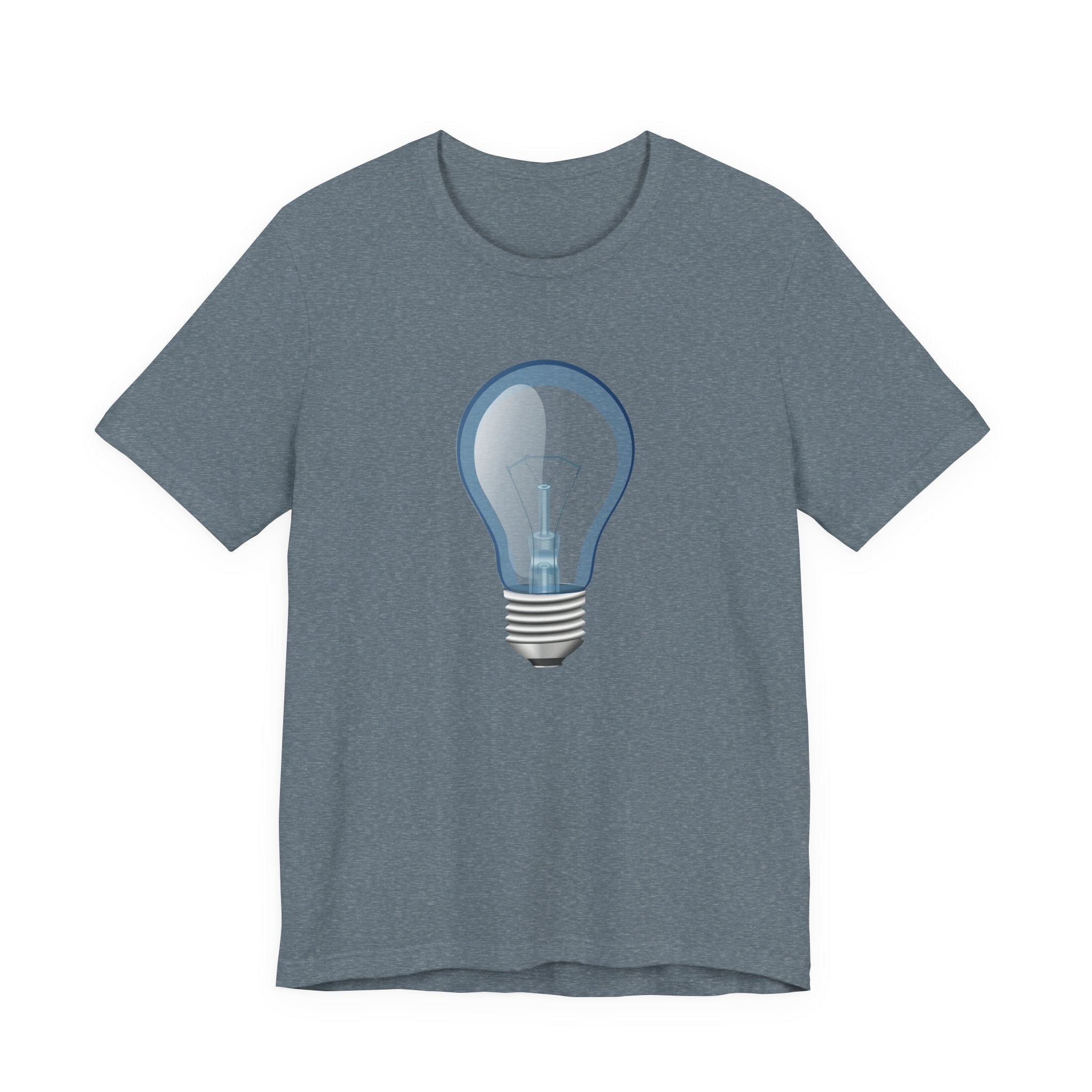POP Culture Classics Bulb in Blue Unisex Jersey Short Sleeve T-Shirt - POPvault
