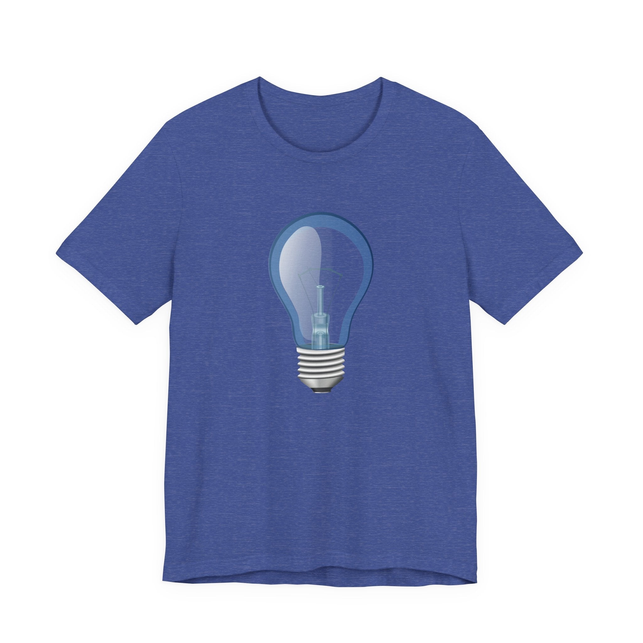 POP Culture Classics Bulb in Blue Unisex Jersey Short Sleeve T-Shirt - POPvault