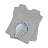 POP Culture Classics Bulb in Blue Unisex Jersey Short Sleeve T-Shirt - POPvault