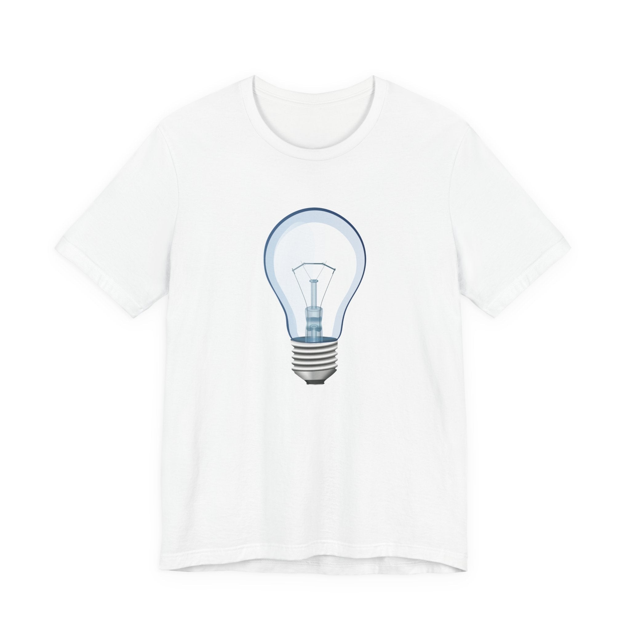 POP Culture Classics Bulb in Blue Unisex Jersey Short Sleeve T-Shirt - POPvault