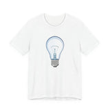POP Culture Classics Bulb in Blue Unisex Jersey Short Sleeve T-Shirt - POPvault