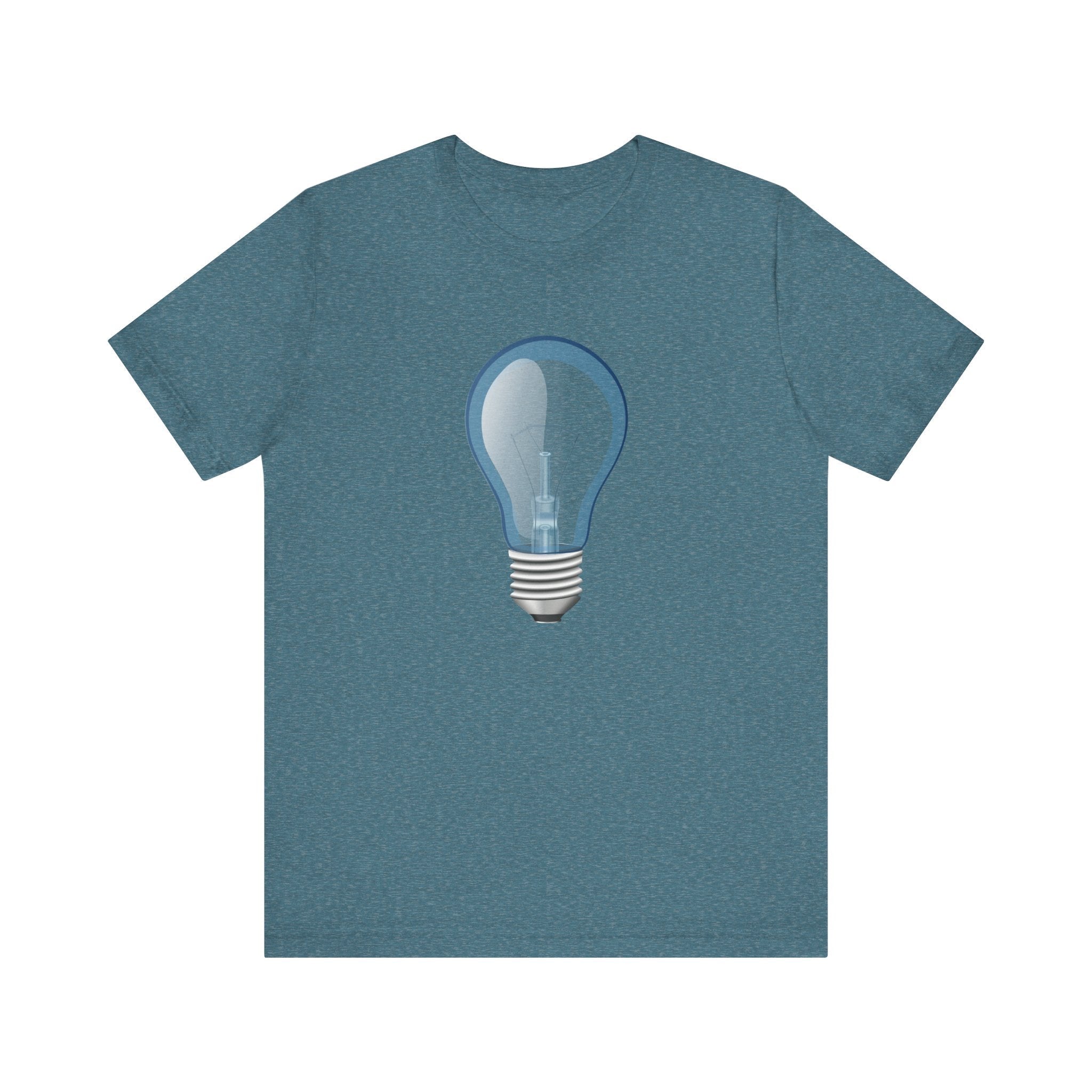 POP Culture Classics Bulb in Blue Unisex Jersey Short Sleeve T-Shirt - POPvault