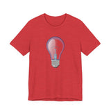 POP Culture Classics Bulb in Blue Unisex Jersey Short Sleeve T-Shirt - POPvault