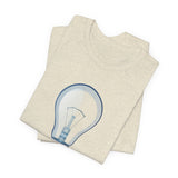 POP Culture Classics Bulb in Blue Unisex Jersey Short Sleeve T-Shirt - POPvault