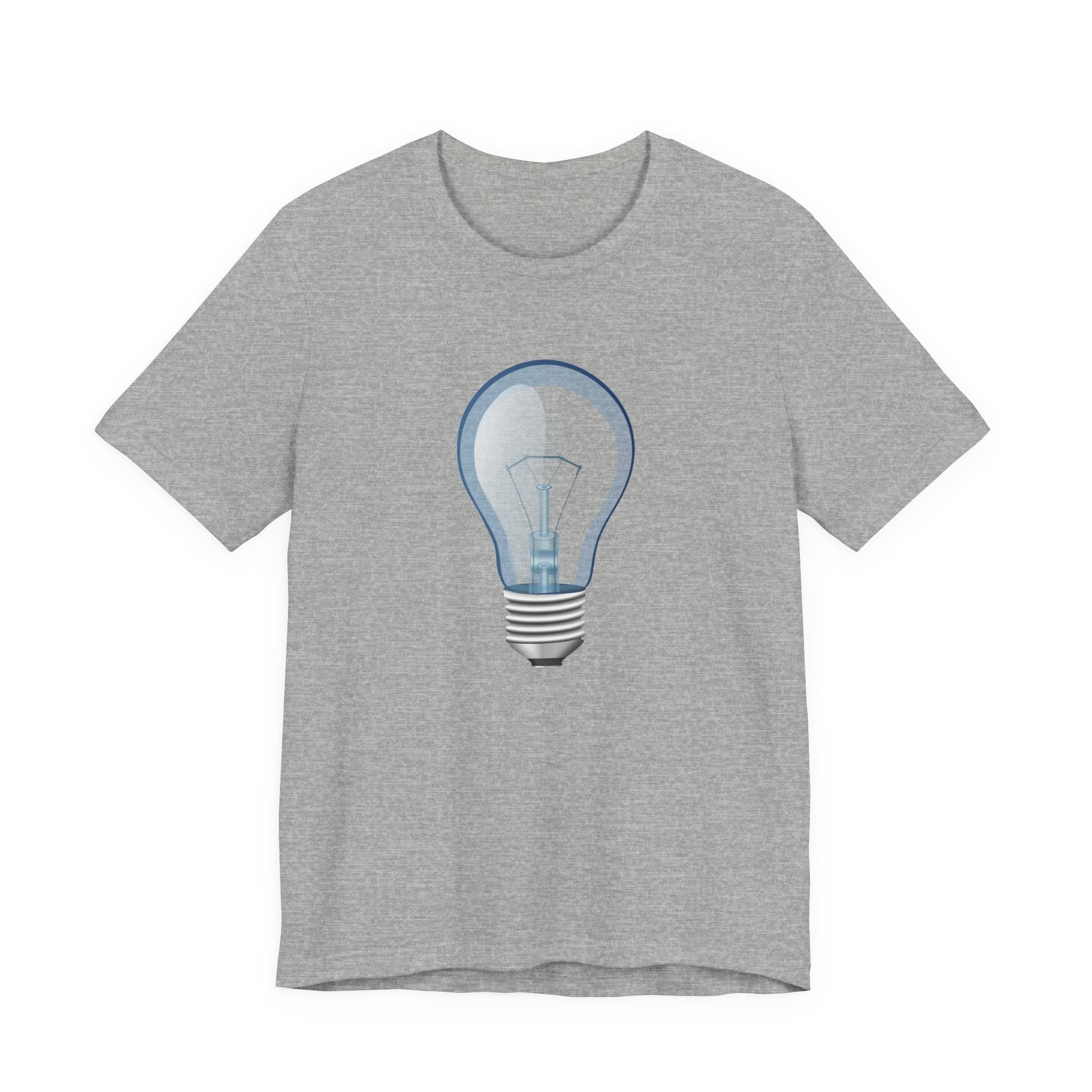POP Culture Classics Bulb in Blue Unisex Jersey Short Sleeve T-Shirt - POPvault
