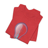 POP Culture Classics Bulb in Blue Unisex Jersey Short Sleeve T-Shirt - POPvault