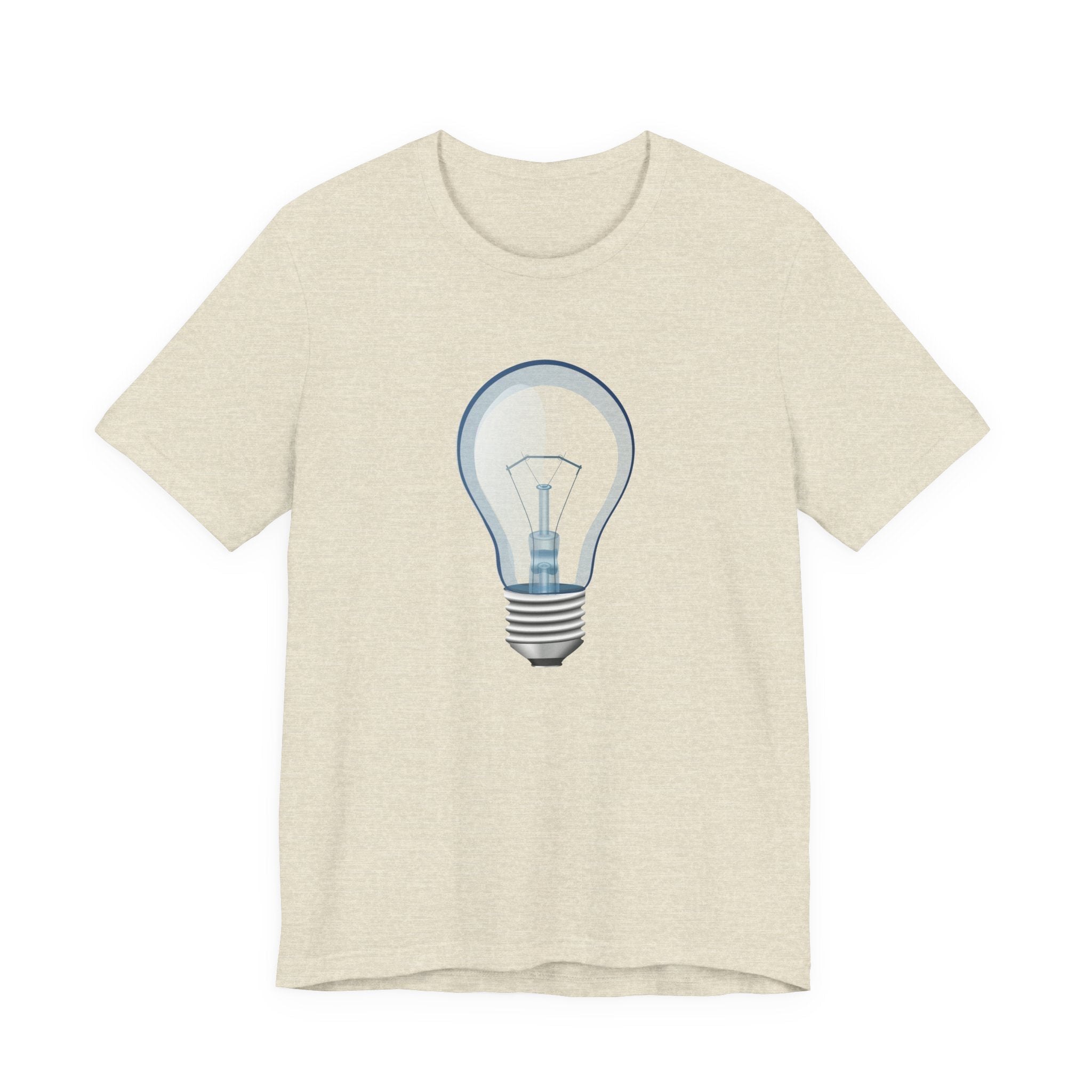 POP Culture Classics Bulb in Blue Unisex Jersey Short Sleeve T-Shirt - POPvault