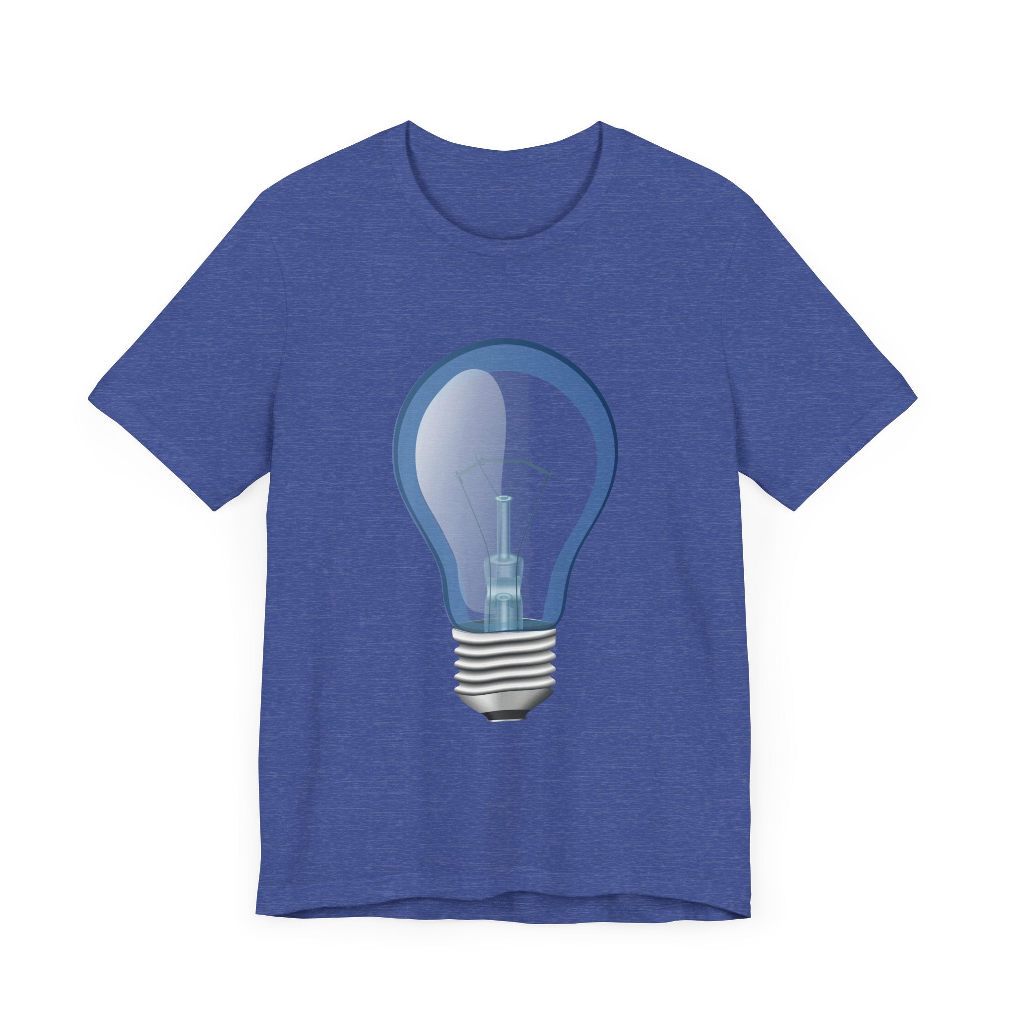 POP Culture Classics Bulb in Blue Unisex Jersey Short Sleeve T-Shirt - POPvault