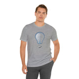 POP Culture Classics Bulb in Blue Unisex Jersey Short Sleeve T-Shirt - POPvault