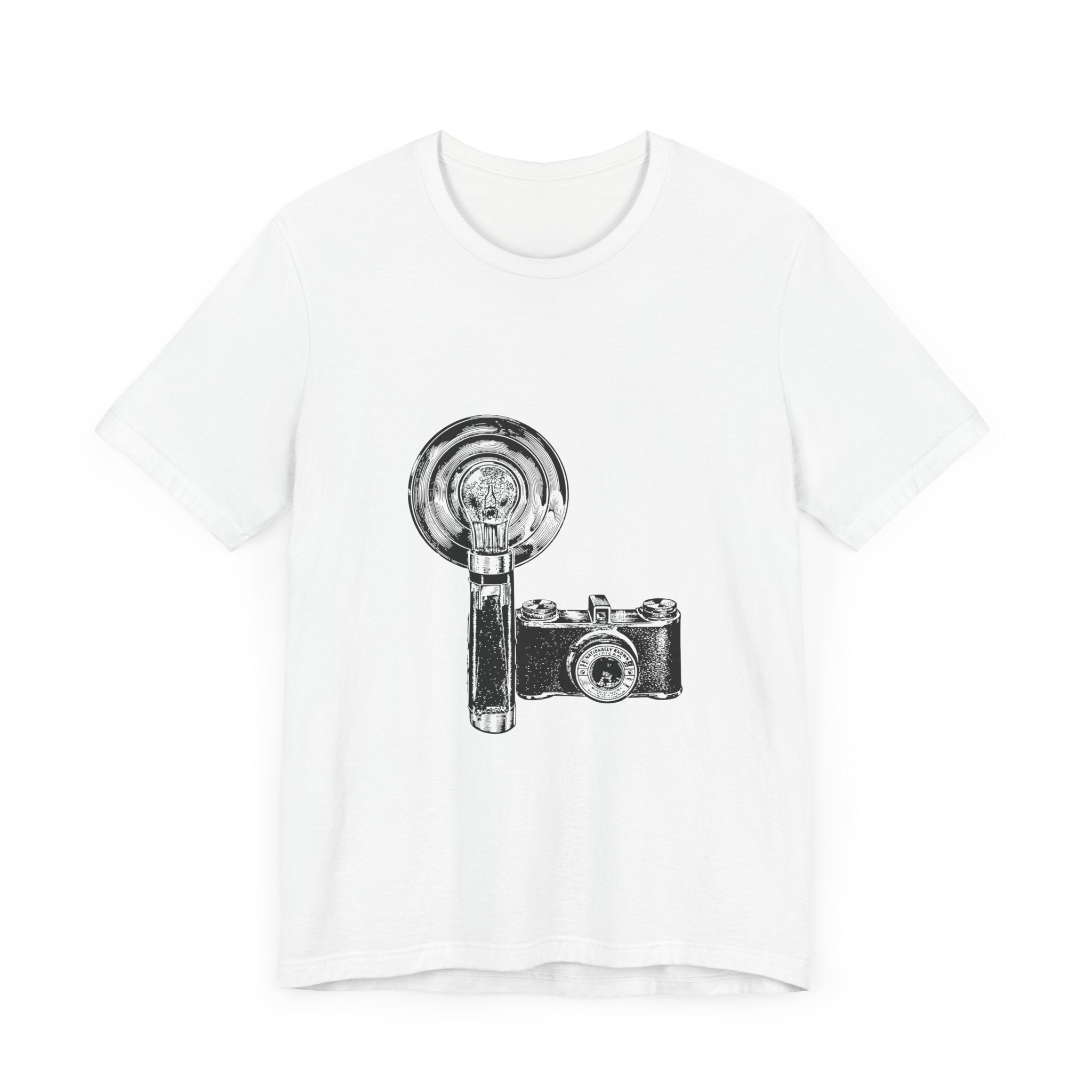 POP Culture Classics Camera & Flash Unisex Jersey Short Sleeve T-Shirt - POPvault