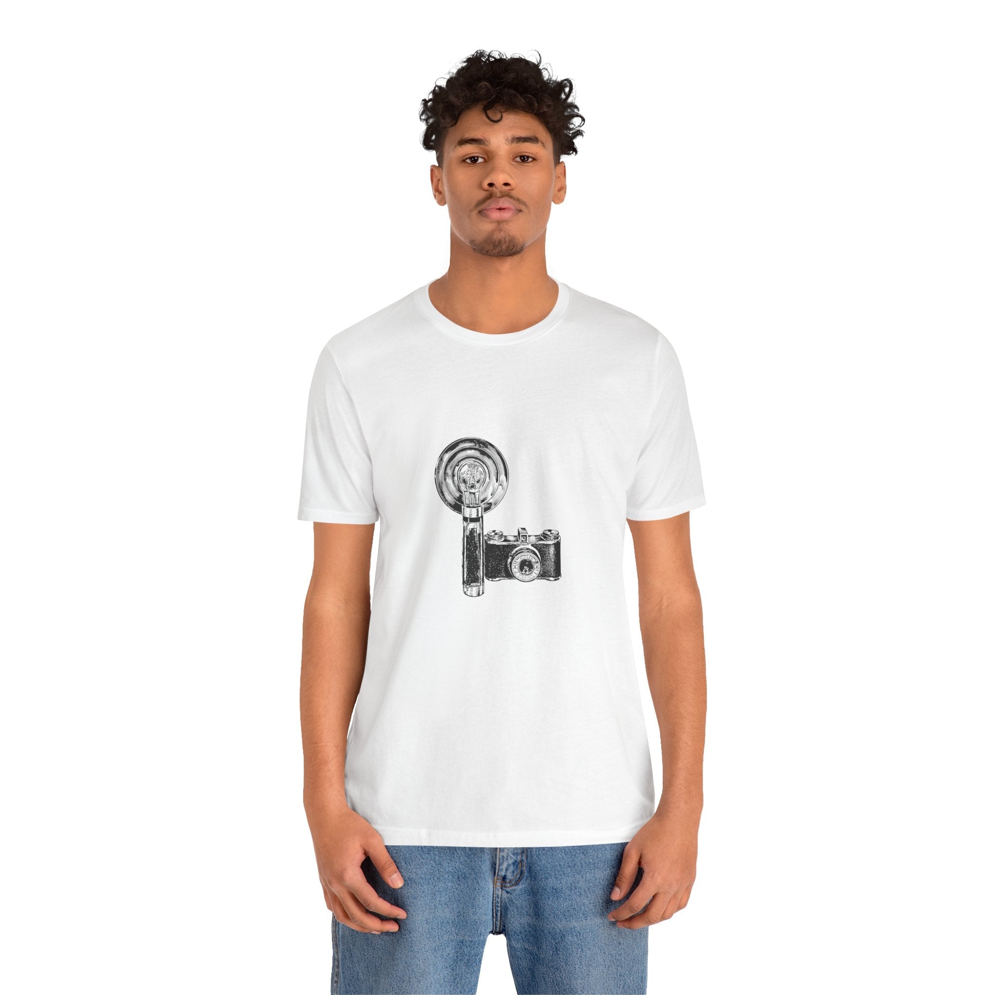 POP Culture Classics Camera & Flash Unisex Jersey Short Sleeve T-Shirt - POPvault