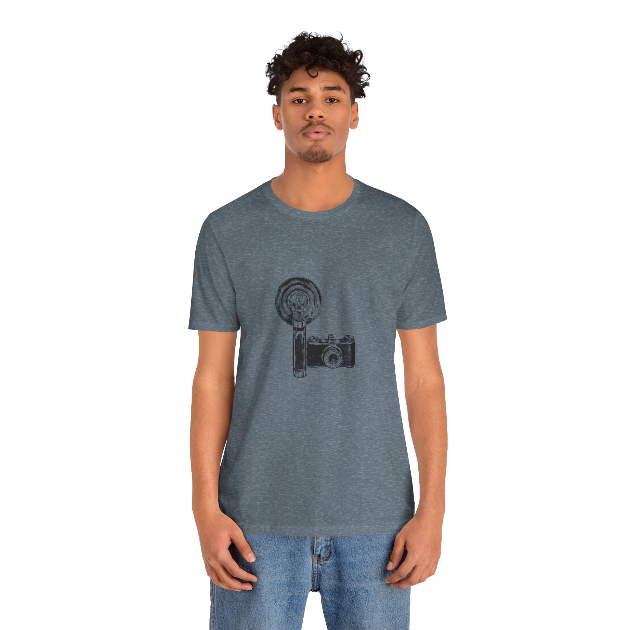 POP Culture Classics Camera & Flash Unisex Jersey Short Sleeve T-Shirt - POPvault