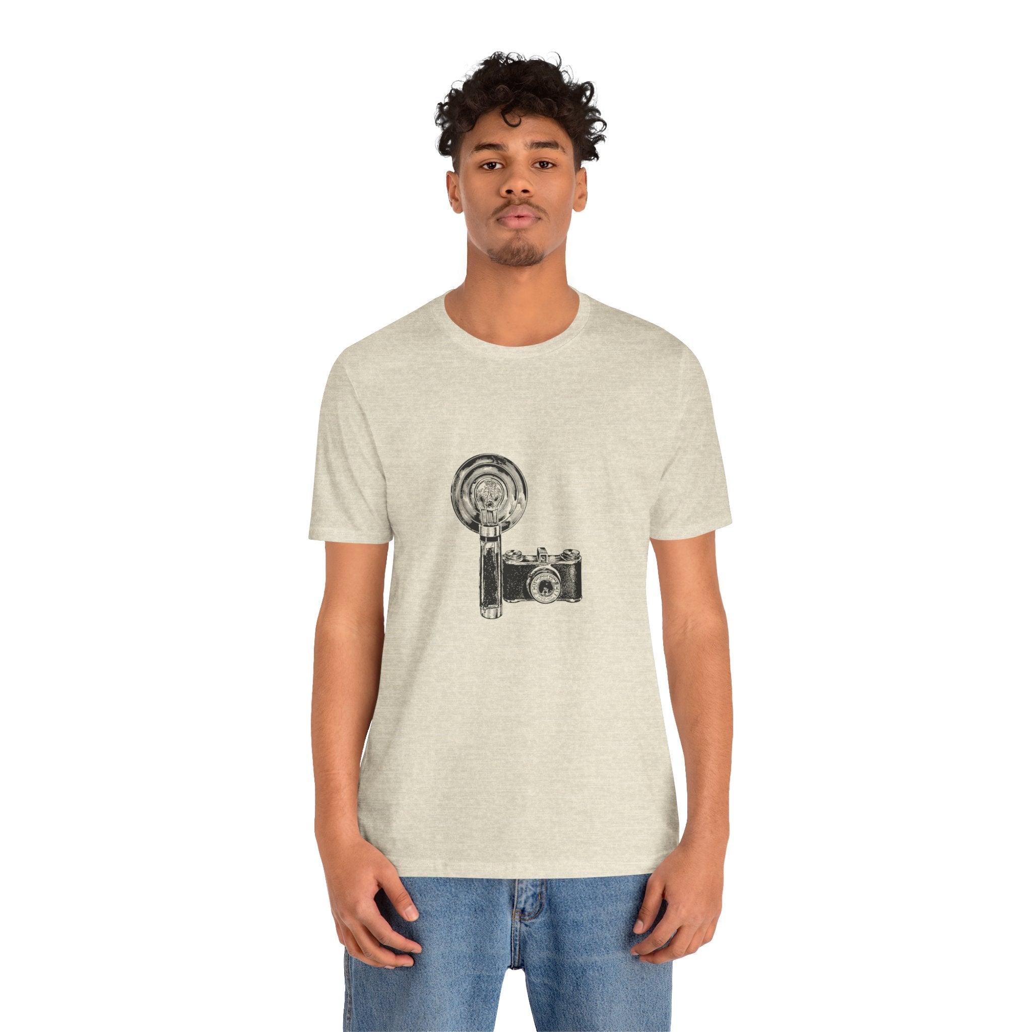 POP Culture Classics Camera & Flash Unisex Jersey Short Sleeve T-Shirt - POPvault