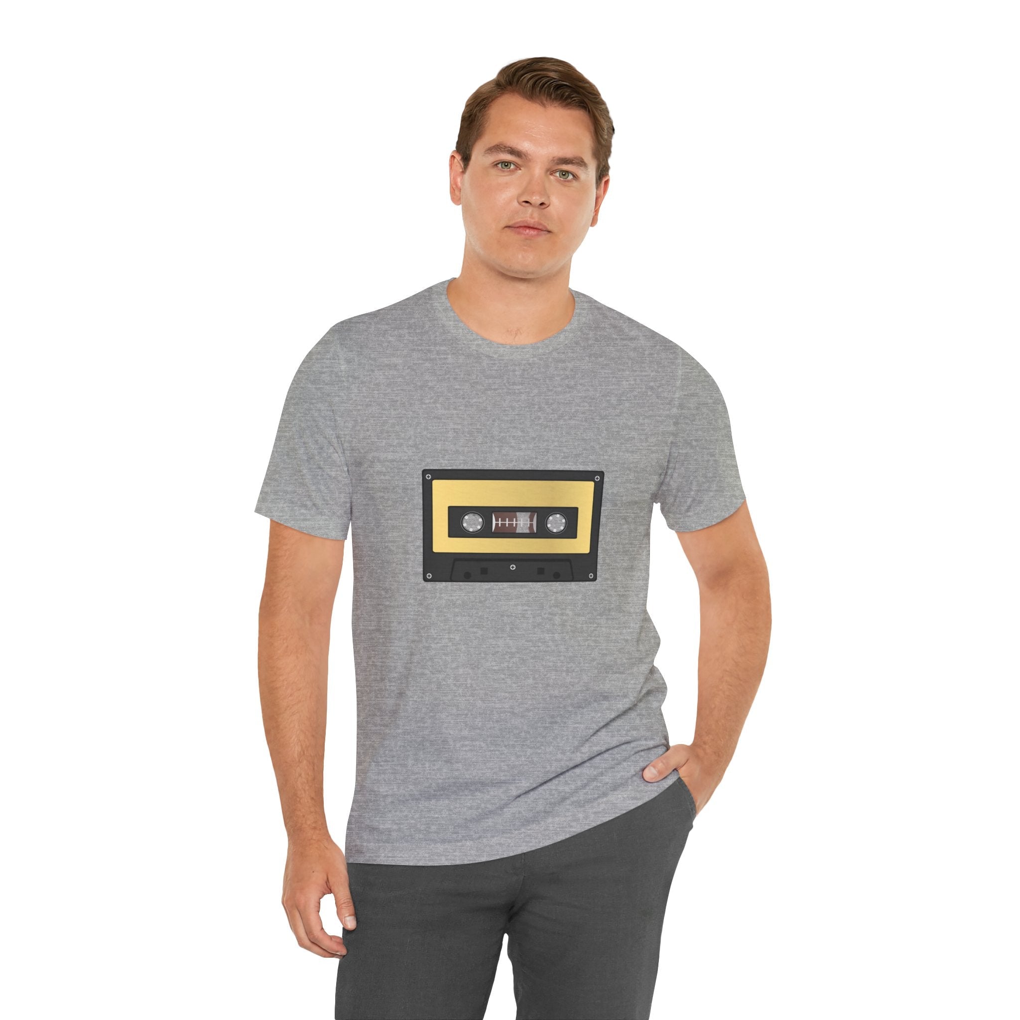 POP Culture Classics Cassette Tape Unisex Jersey Short Sleeve T-Shirt - POPvault