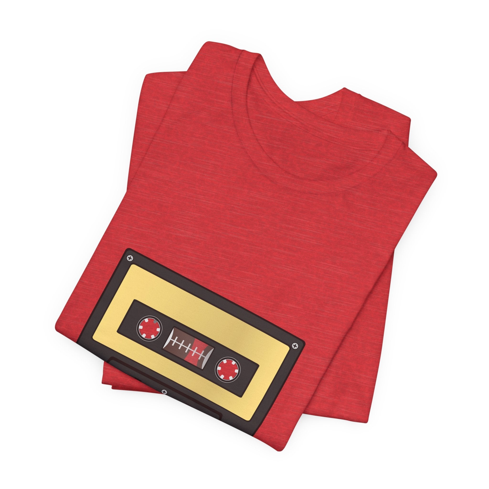 POP Culture Classics Cassette Tape Unisex Jersey Short Sleeve T-Shirt - POPvault