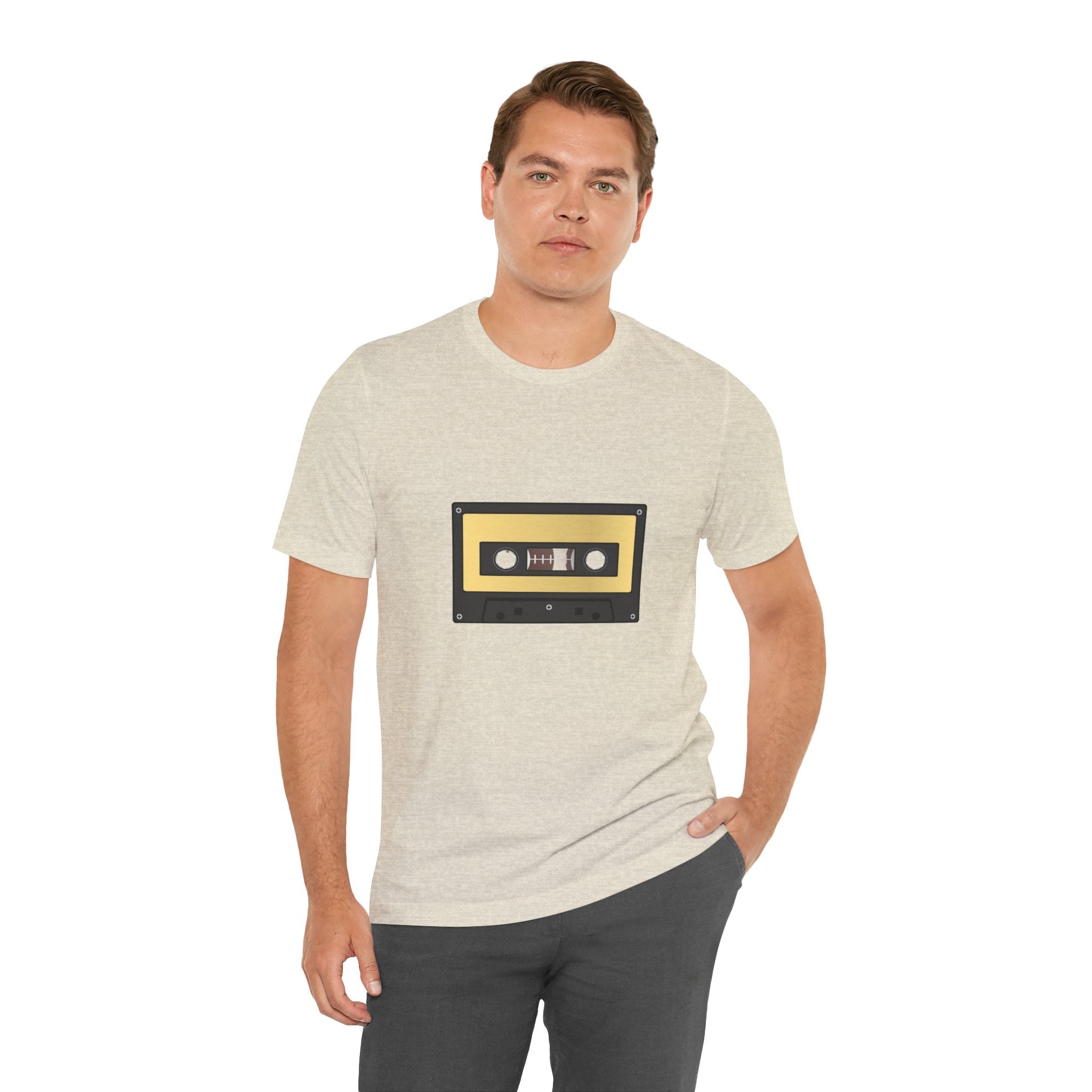 POP Culture Classics Cassette Tape Unisex Jersey Short Sleeve T-Shirt - POPvault