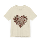 POP Culture Classics Coffee Bean Heart Unisex Jersey Short Sleeve T-Shirt - POPvault