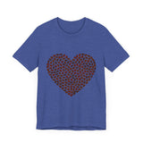 POP Culture Classics Coffee Bean Heart Unisex Jersey Short Sleeve T-Shirt - POPvault
