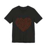 POP Culture Classics Coffee Bean Heart Unisex Jersey Short Sleeve T-Shirt - POPvault