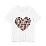 POP Culture Classics Coffee Bean Heart Unisex Jersey Short Sleeve T-Shirt - POPvault
