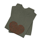 POP Culture Classics Coffee Bean Heart Unisex Jersey Short Sleeve T-Shirt - POPvault