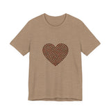 POP Culture Classics Coffee Bean Heart Unisex Jersey Short Sleeve T-Shirt - POPvault