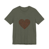 POP Culture Classics Coffee Bean Heart Unisex Jersey Short Sleeve T-Shirt - POPvault