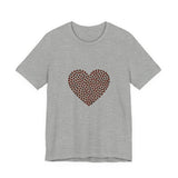POP Culture Classics Coffee Bean Heart Unisex Jersey Short Sleeve T-Shirt - POPvault