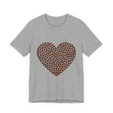 POP Culture Classics Coffee Bean Heart Unisex Jersey Short Sleeve T-Shirt - POPvault
