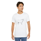 POP Culture Classics Cow Parts Unisex Jersey Short Sleeve T-Shirt - POPvault